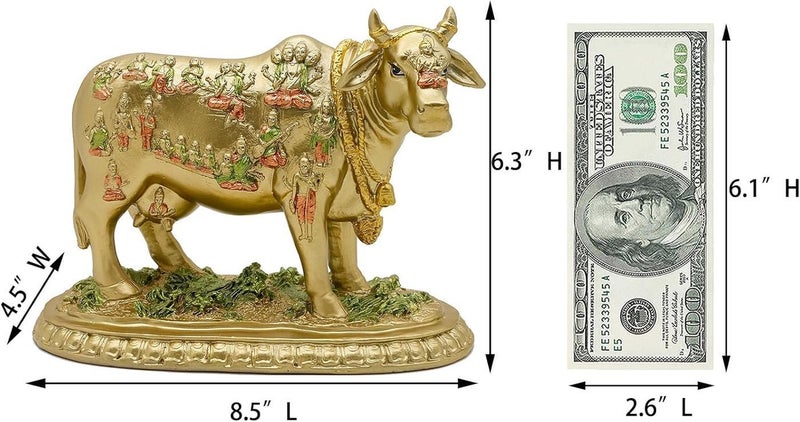 alikiki تمثال الإله الهندوسي ناندي - تمثال البقرة المقدسة - Image 3