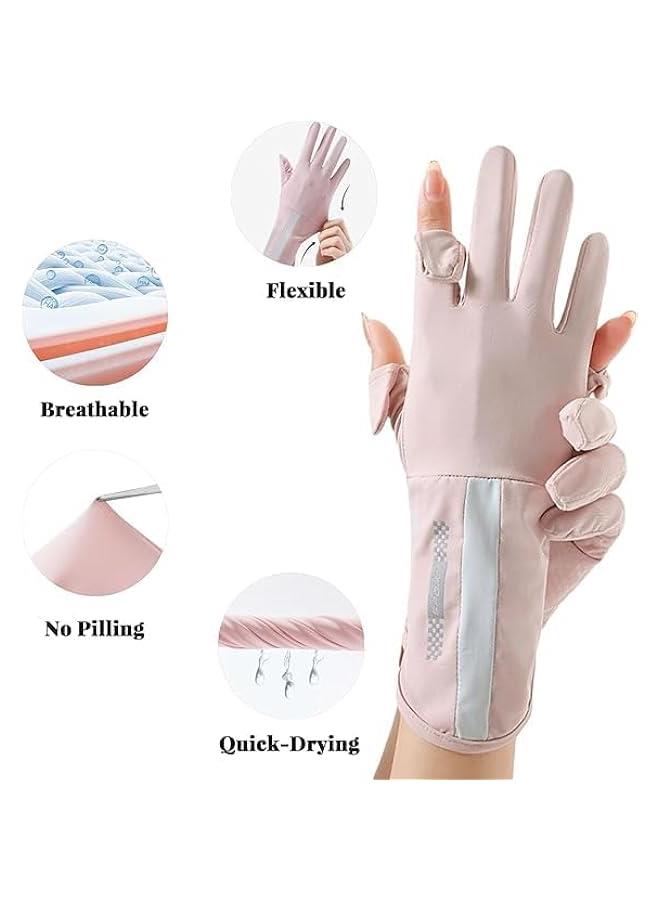 RYNX Women UV Sun Protection Gloves Full Finger Touchscreen Non Slip Gloves Driving Gloves Breathable Summer Outdoor for Women - Image 4