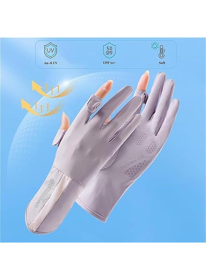 RYNX Women UV Sun Protection Gloves Full Finger Touchscreen Non Slip Gloves Driving Gloves Breathable Summer Outdoor for Women - Image 5