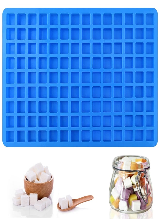 Sakolla 126 Cavities Square Candy Silicone Molds, Mini Silicone Molds for Chocolate, Hard Candy, Ice Cubes, Caramel - Image 1