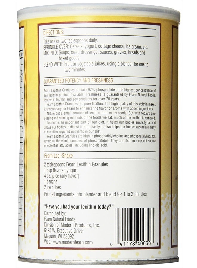 Fearn Natural Foods Lecithin Granules, 16 Ounce - Image 2