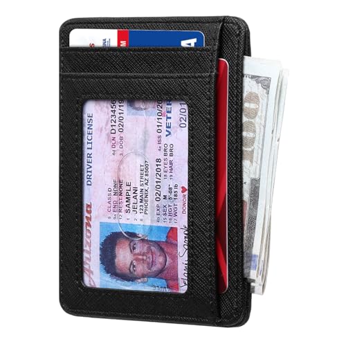 RUNBOX Slim Minimalist Front Pocket RFID Blocking Leather Wallets for Men and Women Card Holder Wallets Gifts for men - Image 2
