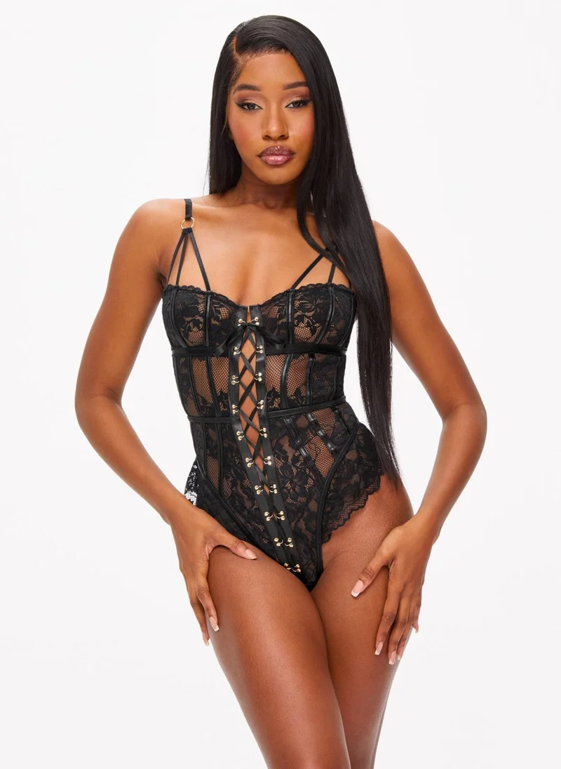 آن سمرز Ann Summers Boudoir Tease Crotchless Teddy