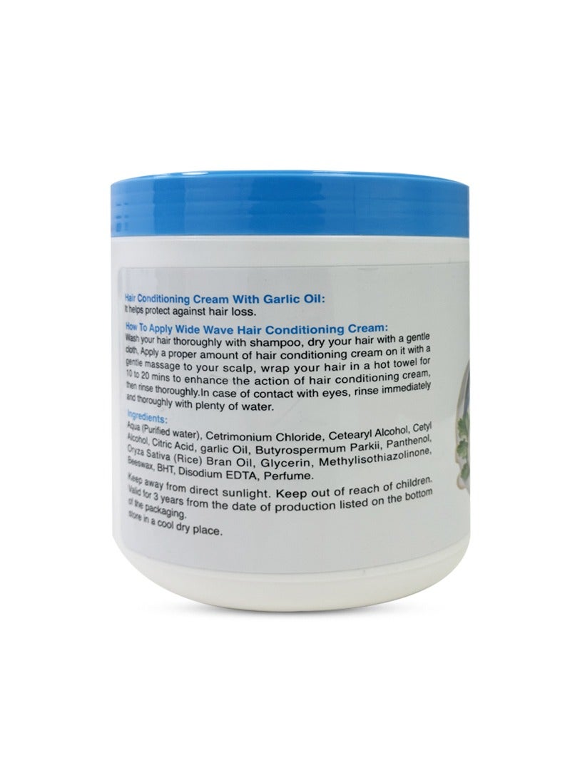 وايد ويف كريم ترطيب الشعر بالثوم - 900 جرام - Image 2