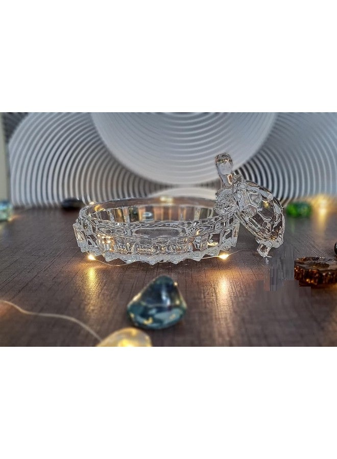 VILON Vastu Feng Shui Crystal Turtle Tortoise with Crystal Plate for Good Luck Feng Shui Turtle (Medium) - Image 3