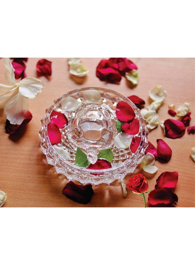 VILON Vastu Feng Shui Crystal Turtle Tortoise with Crystal Plate for Good Luck Feng Shui Turtle (Medium) - Image 1