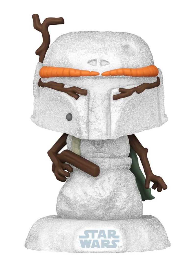Funko POP! Star Wars: Holiday - Boba Fett - Snowman - Collectable Vinyl Figure - Image 2