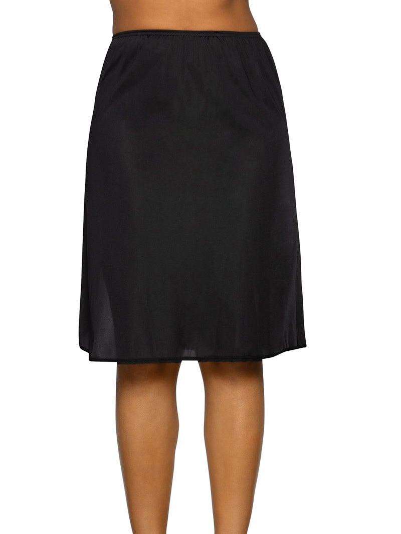 Vanity Fair Womens Anti-static Nylon For Under Dresses Half Slip, 24" Length - Black, 3X-Large US - Image 1