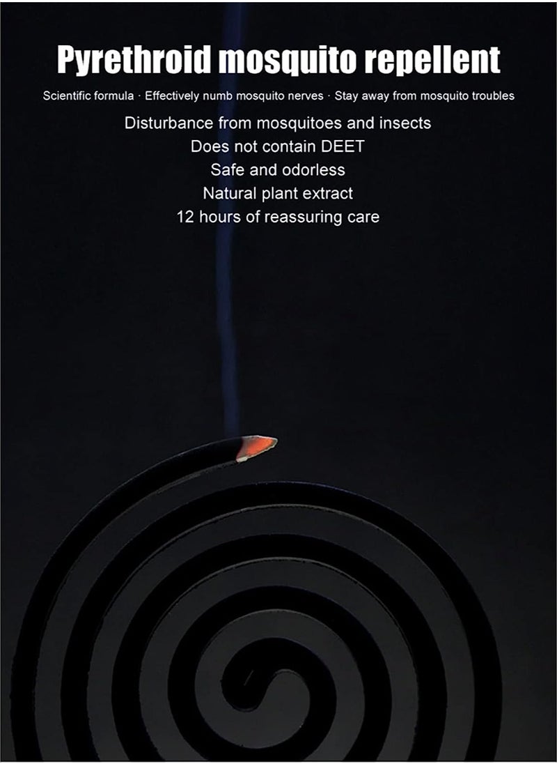 TOPONE - 30 Piece Mosquito Repellent Spiral Coils for Camping Trips Backyards Indoor or Outdoor Activities Use - Image 1