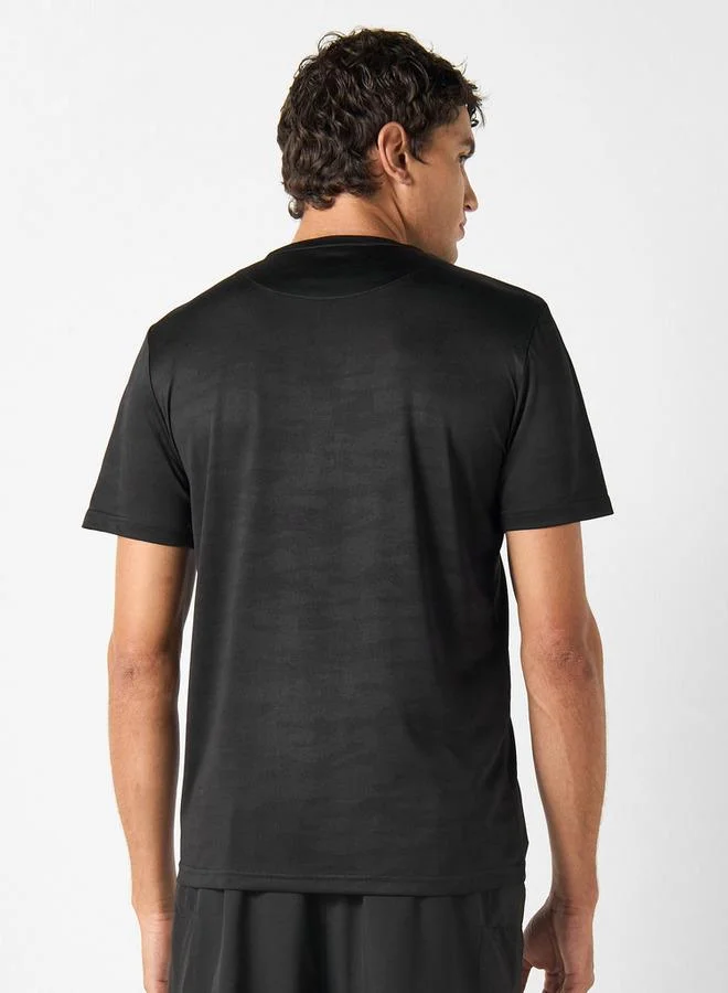 Kappa Kappa Logo Print T-shirt with Crew Neck and Short Sleeves