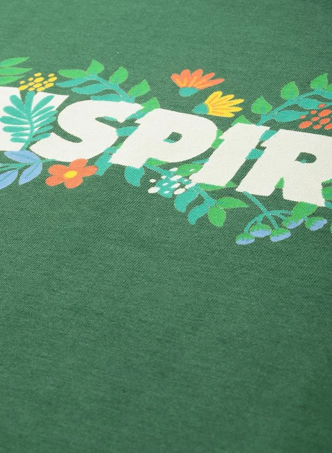 ديلينجر تيشيرت واسع بأكمام طويلة