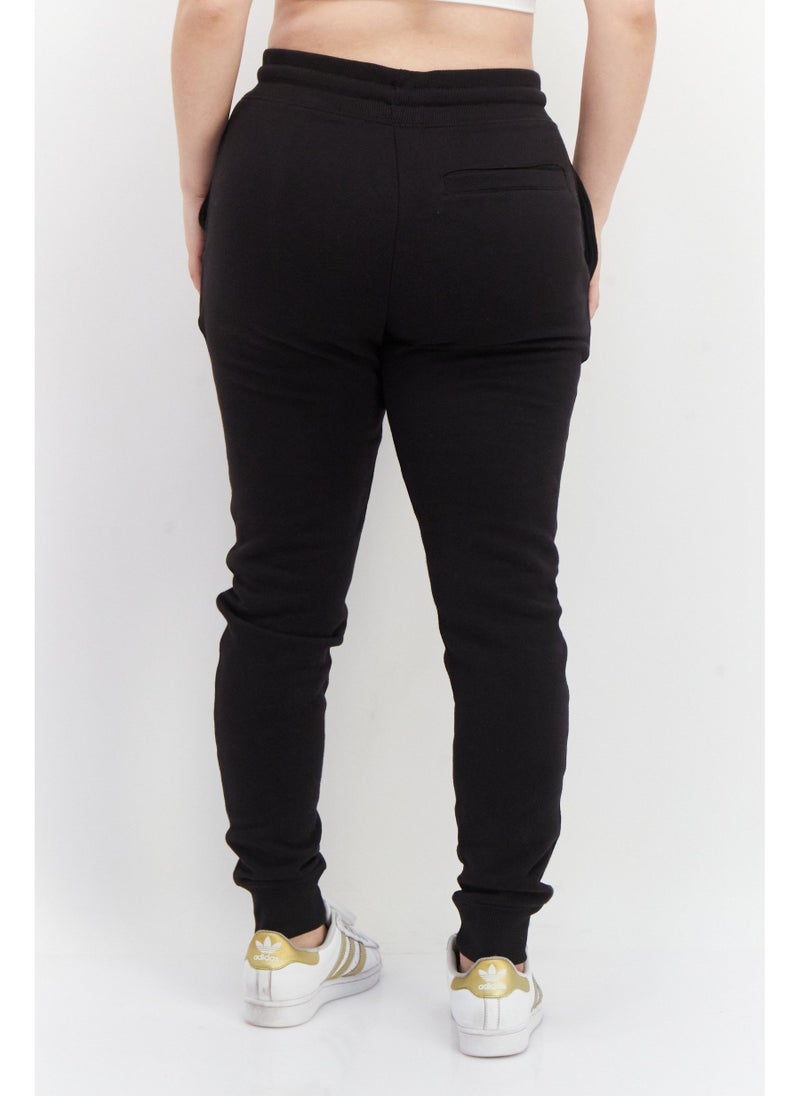 French Connection - Women Regular Fit Plain Jogger Pants, Black - Image 1