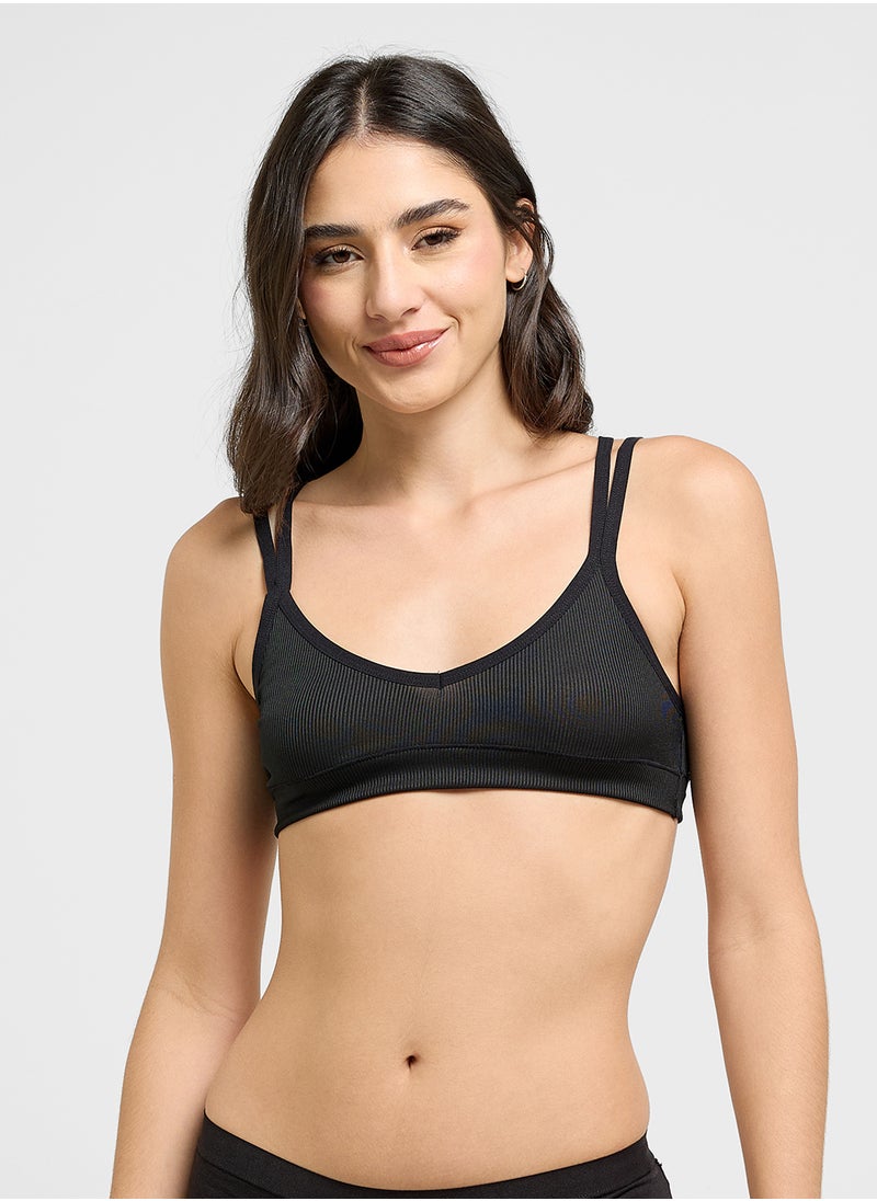 Ginger - Soft Bralette With Contrast Band - Image 1