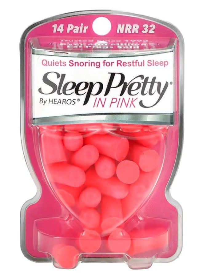 Pair Of 14 Sleep Pretty Earplugs Pink