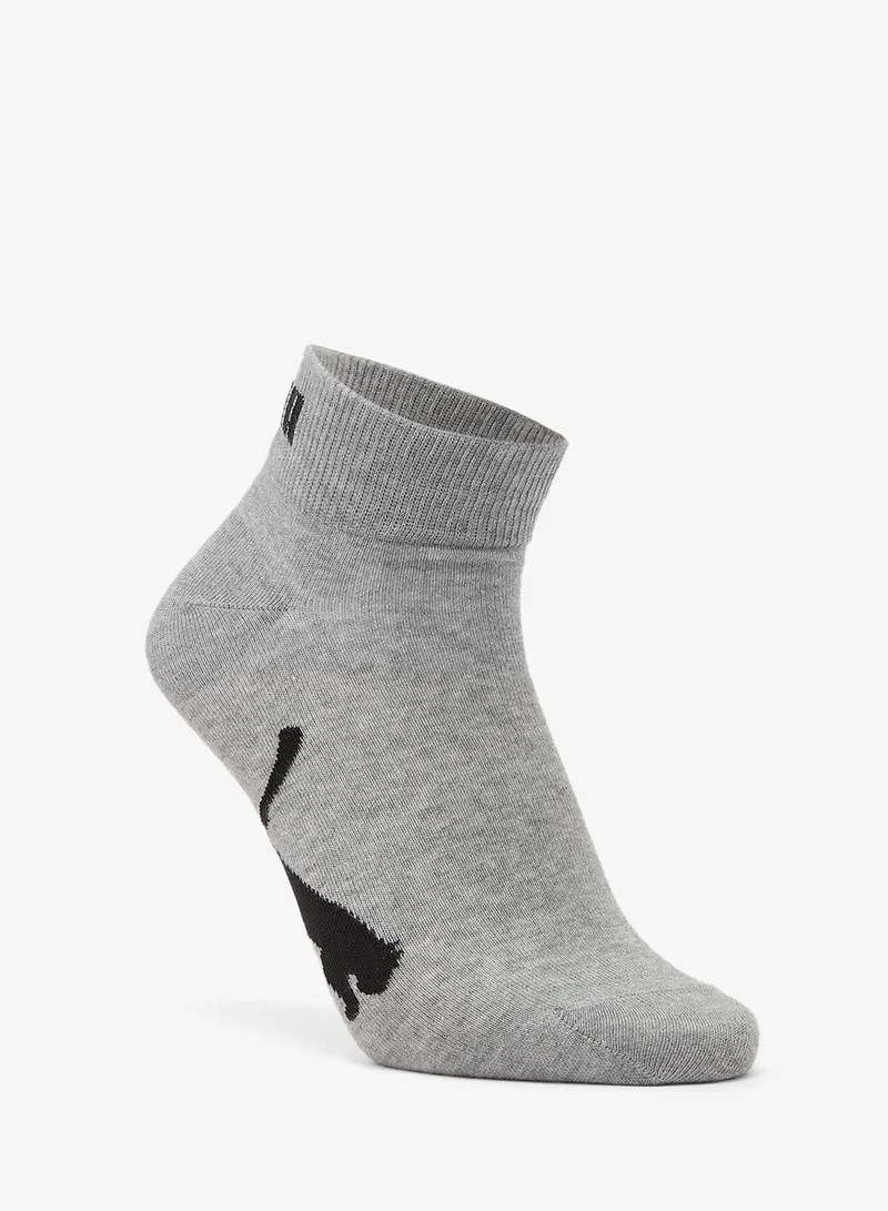 PUMA 3 Pack Lifestyle Quarter Socks