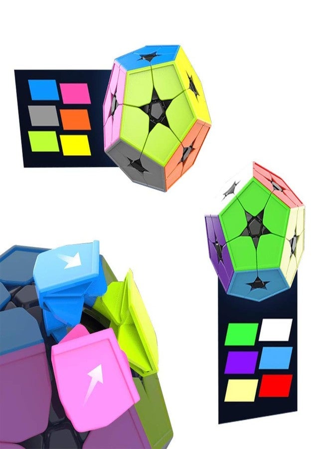 Cubelelo Drift Megaminx 2x2 Stickerless Speedcube Puzzle for Kids & Adults | 12 Sided Unique Challenging Puzzle with Adjustable Tension & Anti-pop Design - Image 5