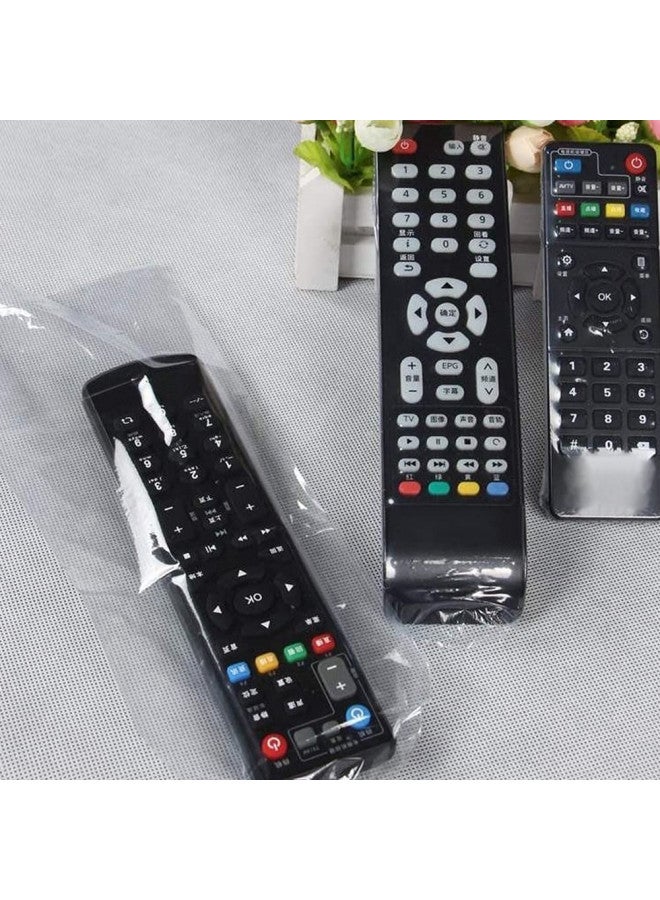 OriGlam 10pcs Shrink Wrap Bags for TV Remote Control, TV Remote Controls Covers Clear Bags, Heat Shrink Wrap Bags (3.93x10.47 Inch) - Image 1