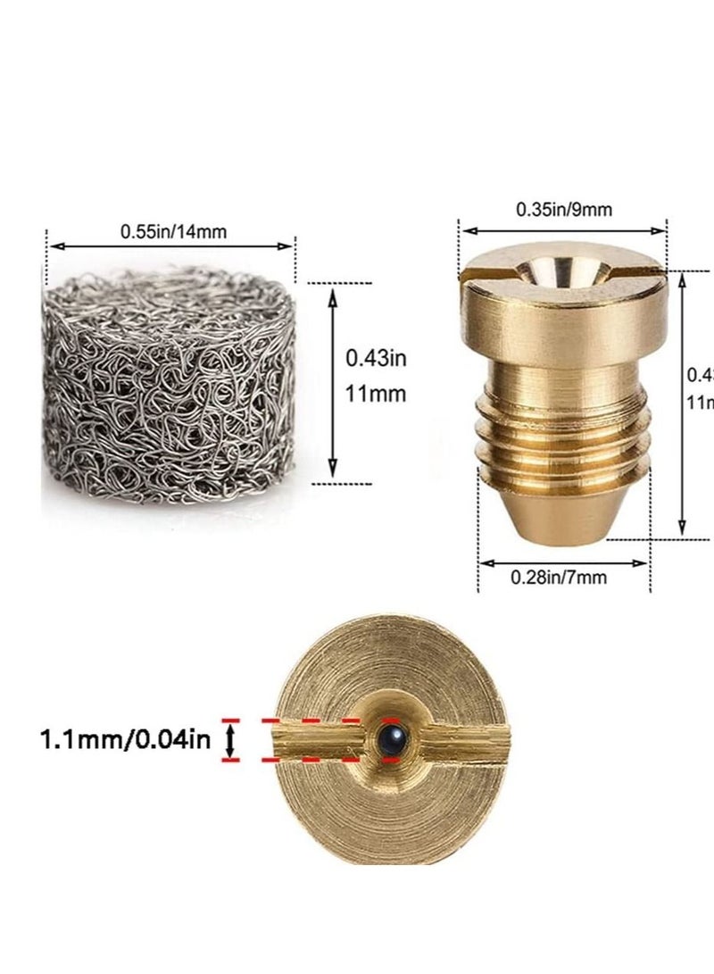 Excefore Foam Cannon Orifice Nozzle Tips and Maker, Universal 1.1 mm Thread Mesh Filter for Pressure Washer Parts, 3000 PSI (3Pcs) - Image 2