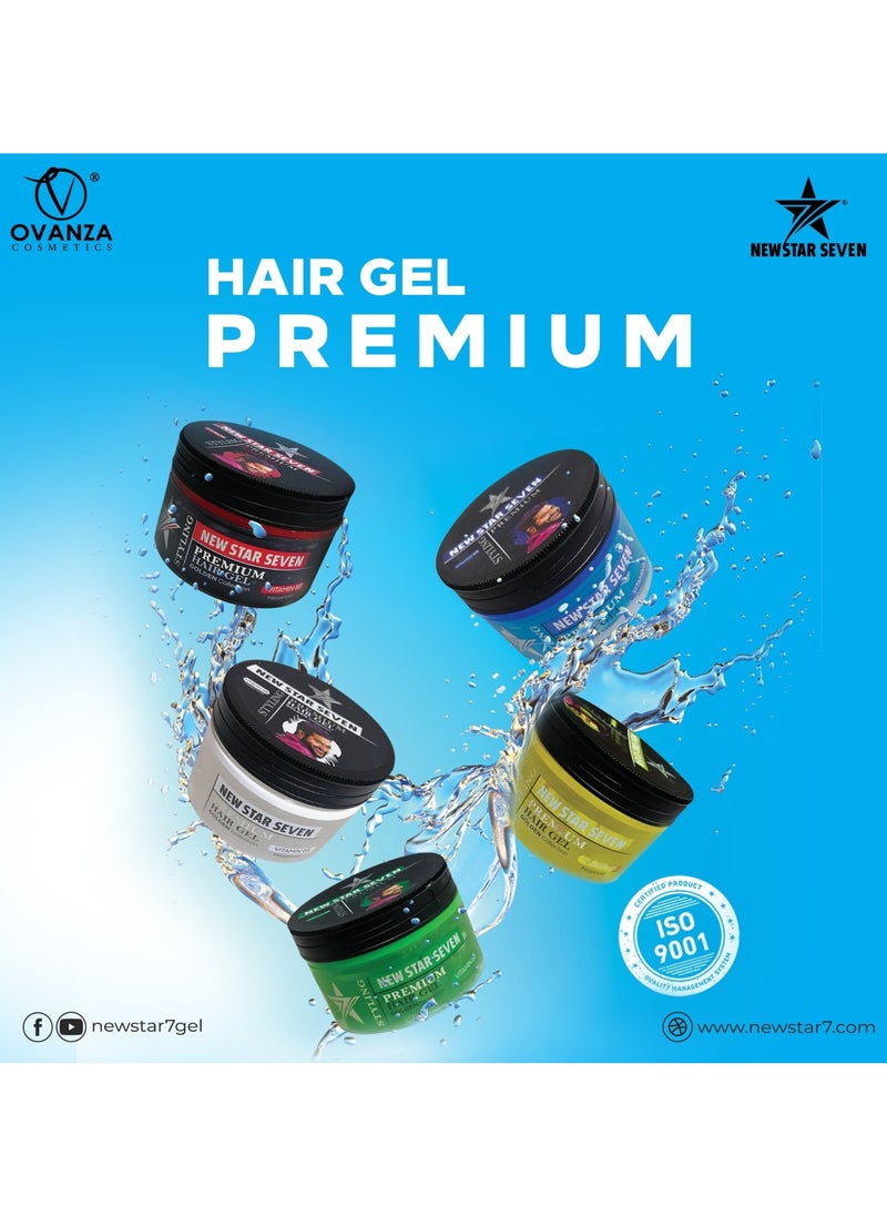 OVANZA - Hair Gel NEW STAR 7 White 250 ML Permium Vitamin B5 - Image 1