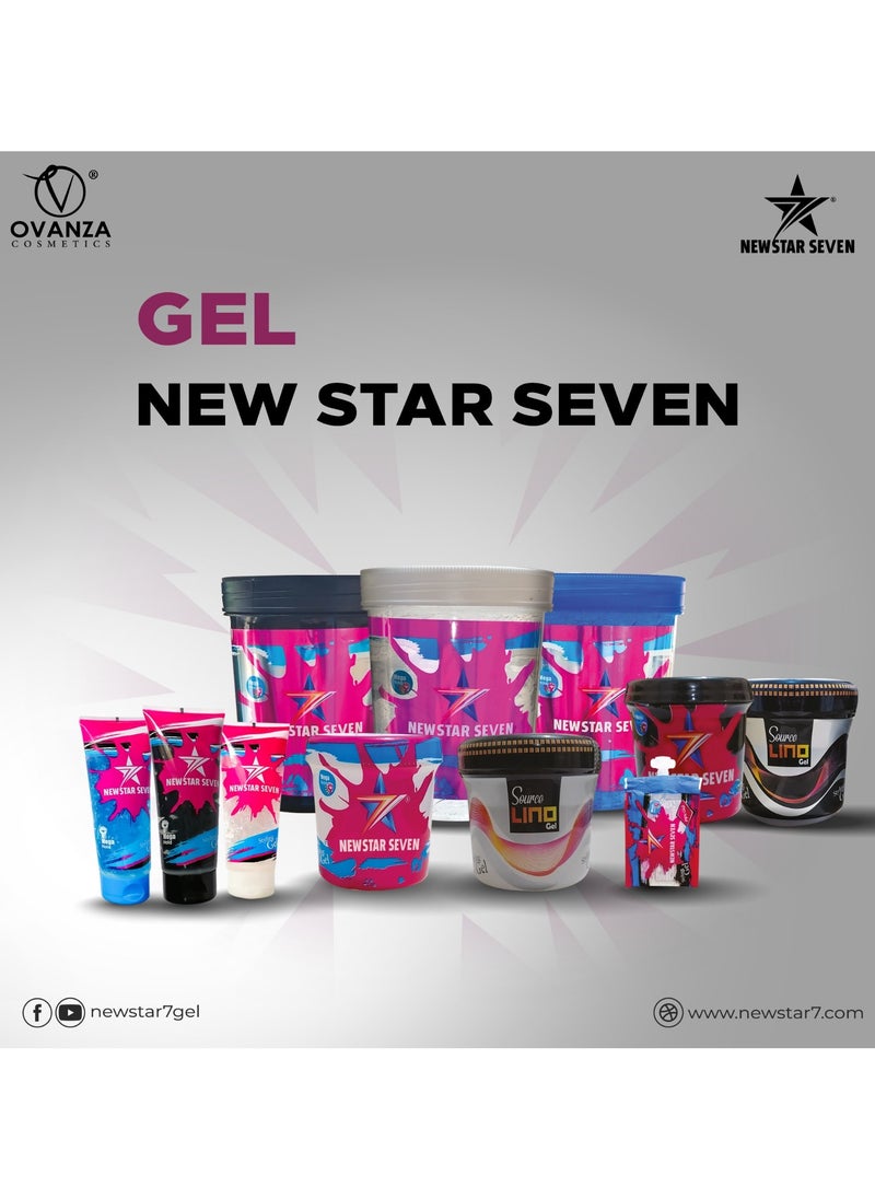 OVANZA - Hair Gel NEW STAR 7 White 250 ML Permium Vitamin B5 - Image 1