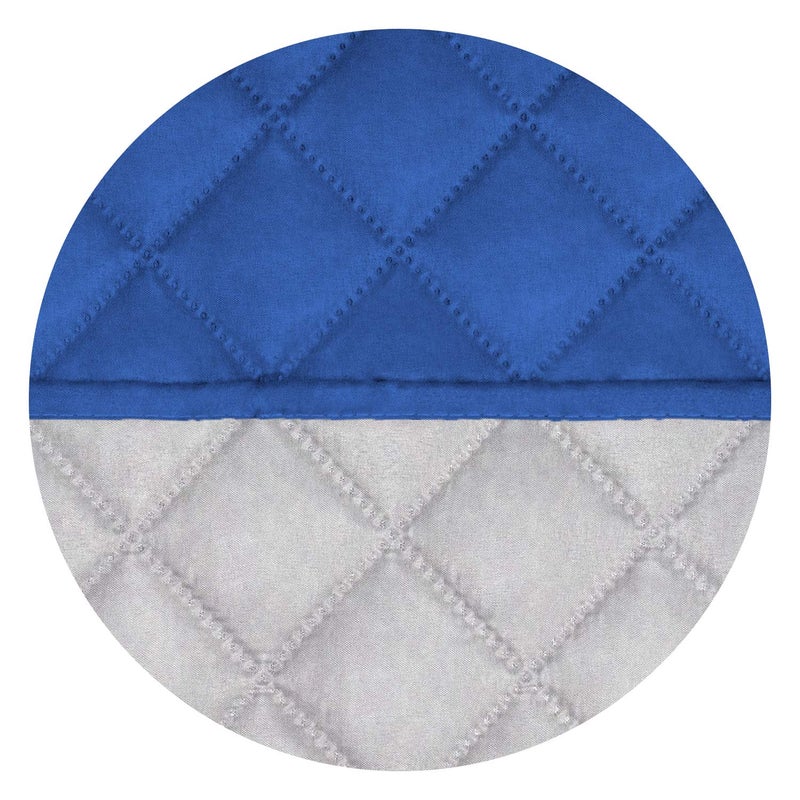 PureFit Reversible Quilted Sofa Cover  Water Resistant Slipcover Furniture Protector  Washable Couch Cover with Non Slip Foam and Elastic Straps for Kids  Pets (Chair  Classic Blue/Ivory)  Small - Image 5