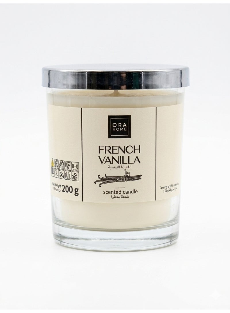 French Vanilla Scented Candle (200gm)