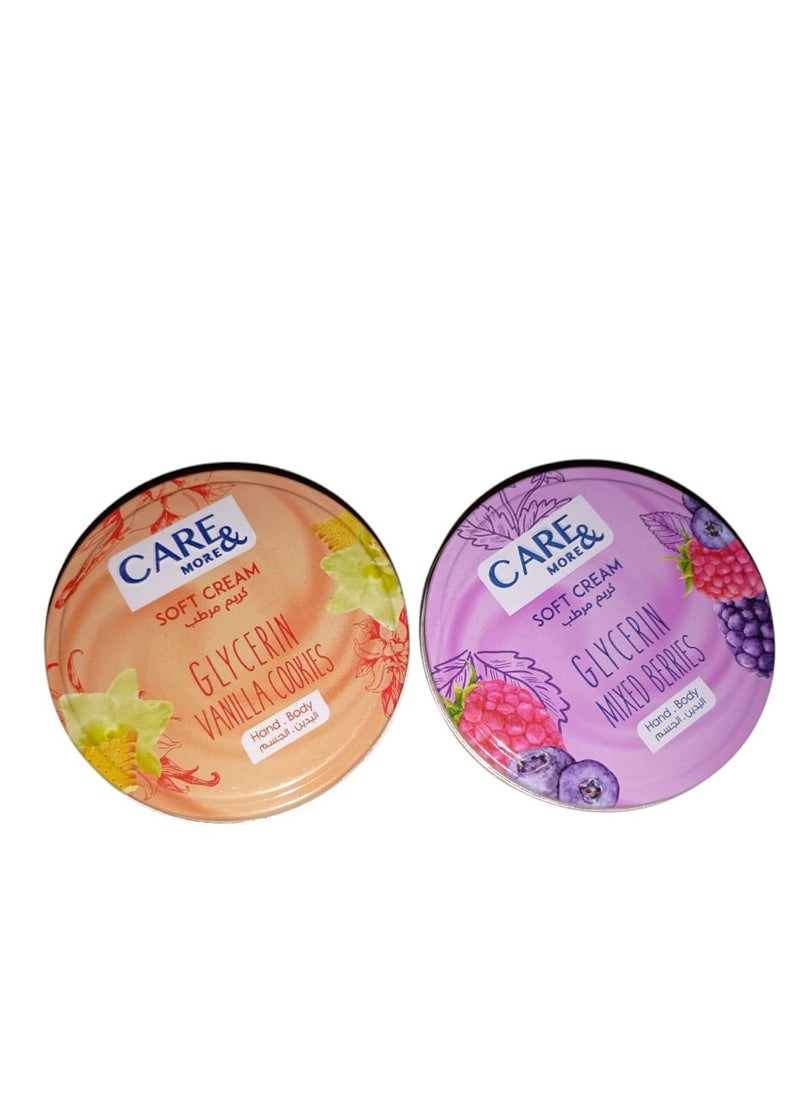 null - Care & More Deep Moisturizing Skin Cream - a package of 4 types with natural extracts - Image 1