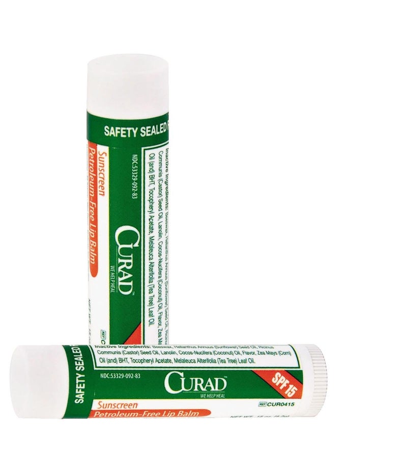 Medline CUR0415 Curad Lip Balm with SPF 15 015 oz Pack of 600