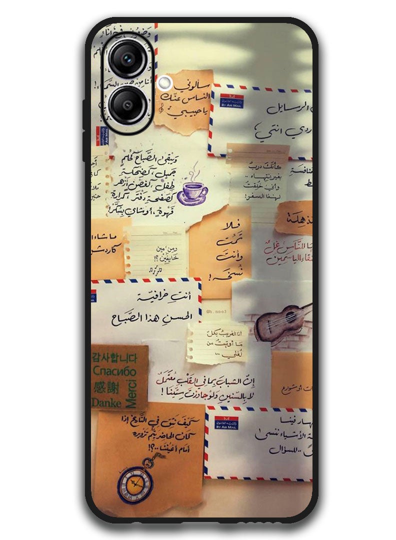 Theodor Protective Case Anti Scratch Shock Proof Bumper Cover For Samsung Galaxy A06 Letters - Image 1