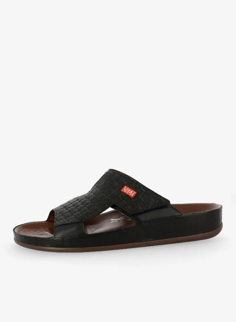 Vital Schwarz 148-1008 Vital Mens Sandals Vital Nappa Maxi Antik 09122S2644599 Schwarz for Men | Best Price UAE