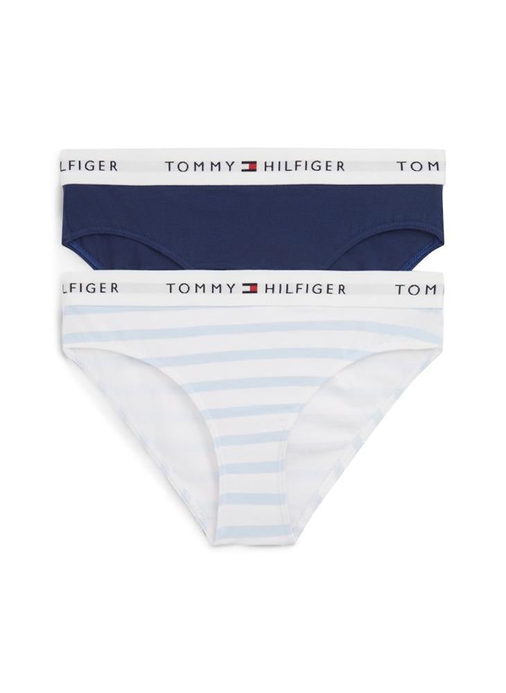 TOMMY HILFIGER 2-Pack Signature Print Logo Waistband Briefs - Image 1