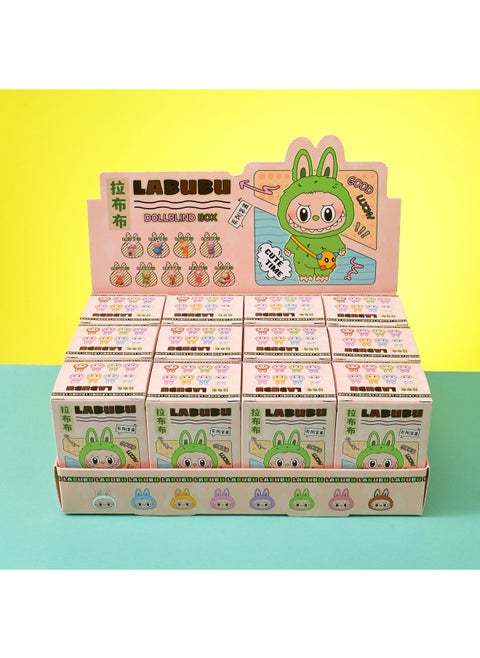 12 Boxes Of Pull Cloth Blind Box Hand-made Tide Play Pull Cloth Super Cute Direct Decoration Creative Blind Box-Color:[labu Cloth 12 Small Boxes]