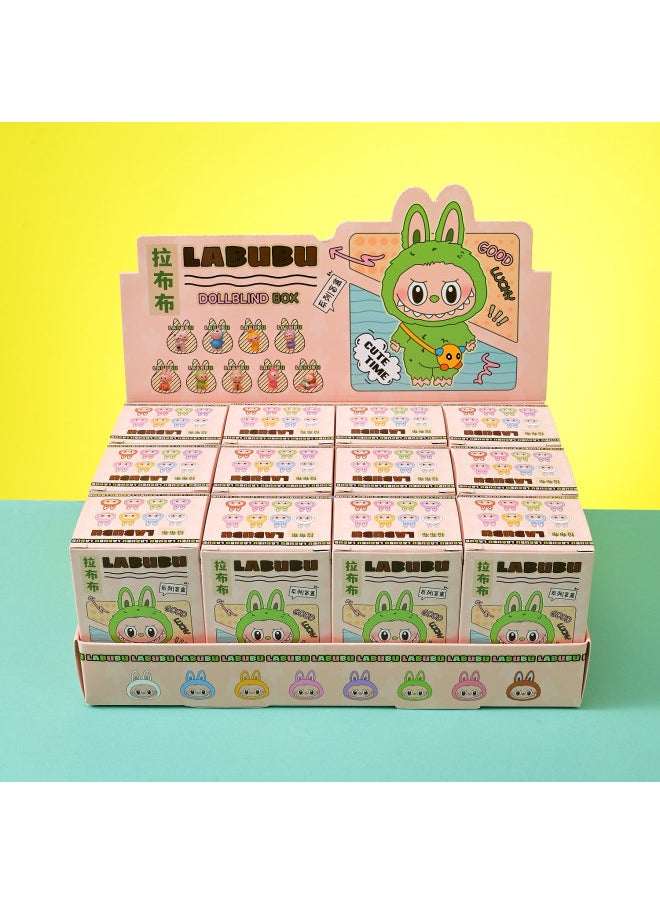 null - 12 Boxes Of Pull Cloth Blind Box Hand-made Tide Play Pull Cloth Super Cute Direct Decoration Creative Blind Box-Color:[labu Cloth 12 Small Boxes] - Image 1