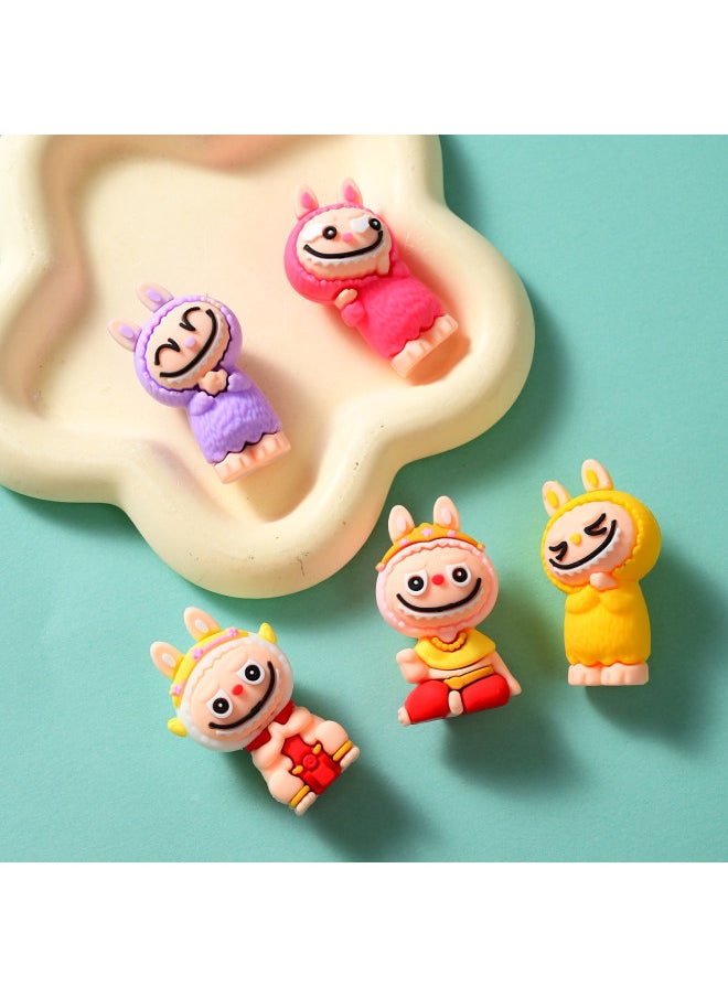 null - 12 Boxes Of Pull Cloth Blind Box Hand-made Tide Play Pull Cloth Super Cute Direct Decoration Creative Blind Box-Color:[labu Cloth 12 Small Boxes] - Image 1