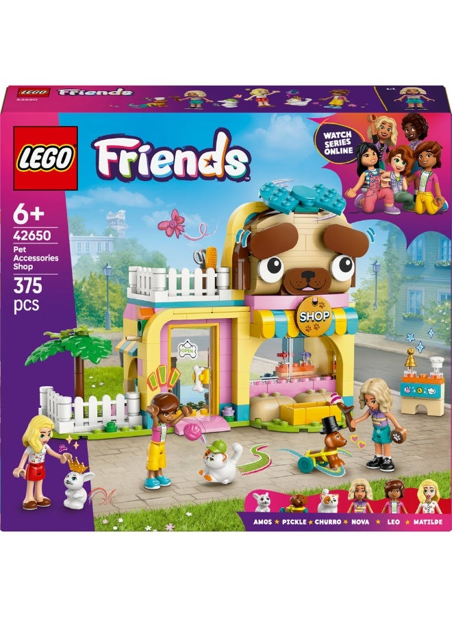 LEGO Friends Pet Accessories Shop Set with Animal Toys 42650 (Age 6+, 375 Pieces) - Image 2