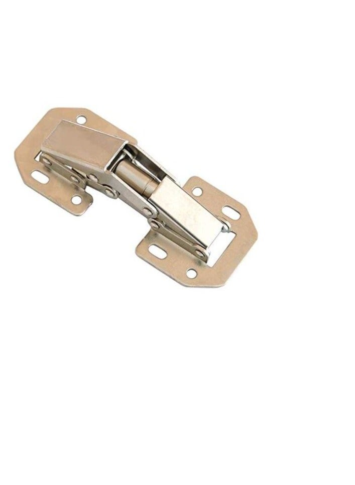 90 Degree Cabinet Hinge Bridge Shaped Spring Frog Furniture Hinges Full Overlay Kitchen Cupboard Door Hinges 4 Inch (Pack of 2)  - Image 3