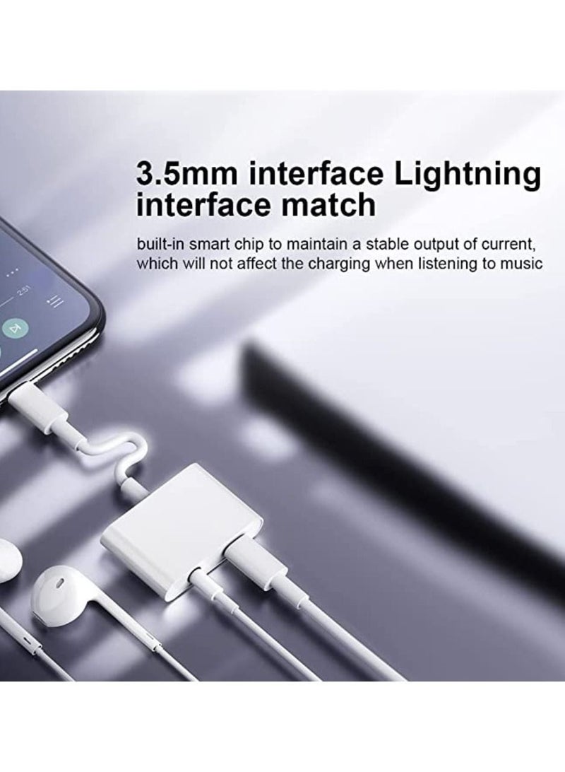 DIGI CORE 2 In 1 3.5 mm Headphone Jack And Lightning Charging Adapter For Apple iPhone/iPad - Image 5