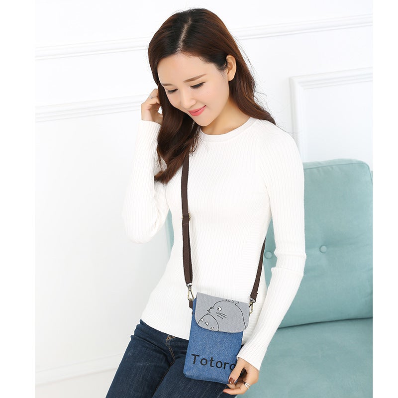 2022 Fabric Mobile Phone Bag Mini Small Bag Coin Purse Mobile Phone Bag Halter Shoulder Crossbody Bag For Women - Image 5