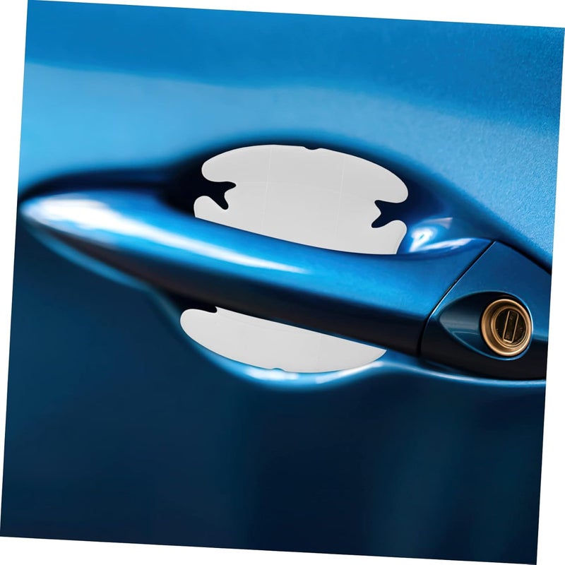 Assorted color options STOBAZA 4pcs Automotive Door Handle Sticker Scratch Protection Film for Car Accessory Heat insulation layer - Image 3