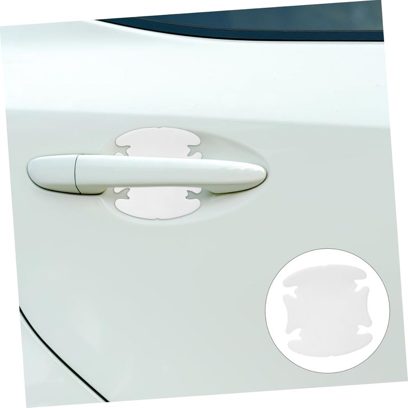 Assorted color options STOBAZA 4pcs Automotive Door Handle Sticker Scratch Protection Film for Car Accessory Heat insulation layer - Image 4