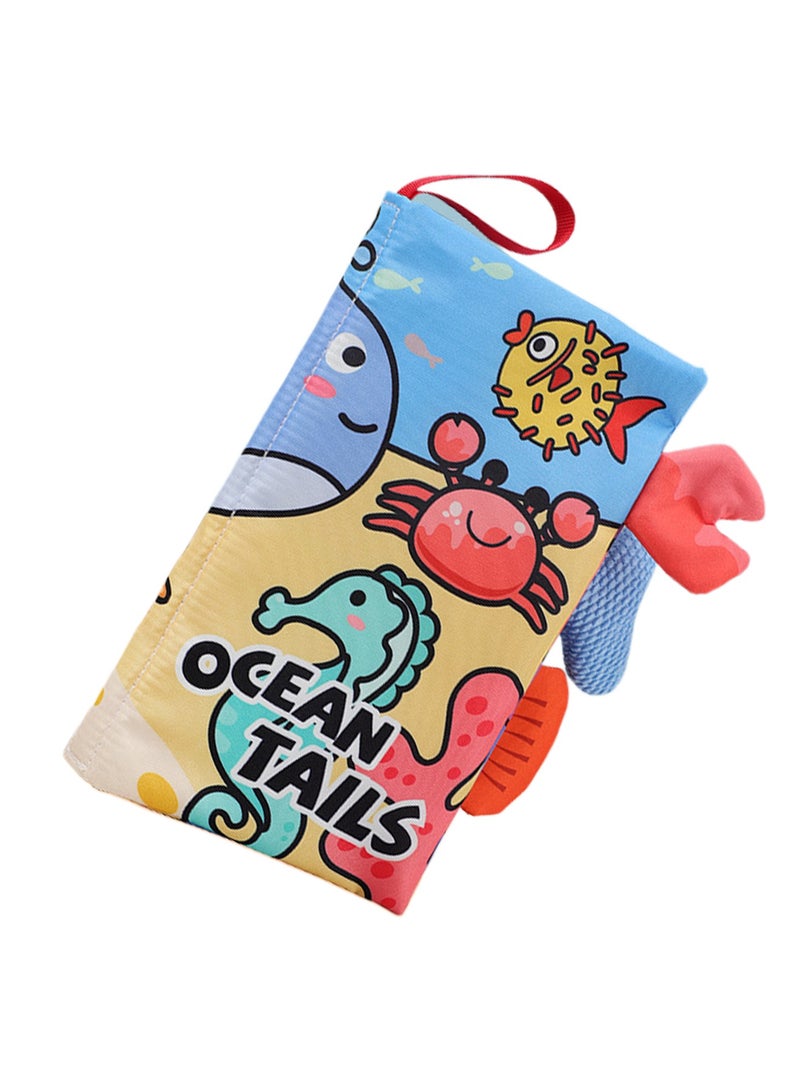 Baby Sensory Soft Cloth Books Toys for Babies 0-12 Months Infant Tummy Time Toy High Contrast Sensory Toys Touch Feel Book Babies Travel Toy Gifts for Boy Girl Baby Shower Birthday Gifts - Image 3