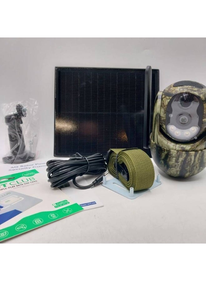 Generic Outdoor Solar PTZ Security Camera with Full Color Night Vision and Wireless Connectivity  - Image 2