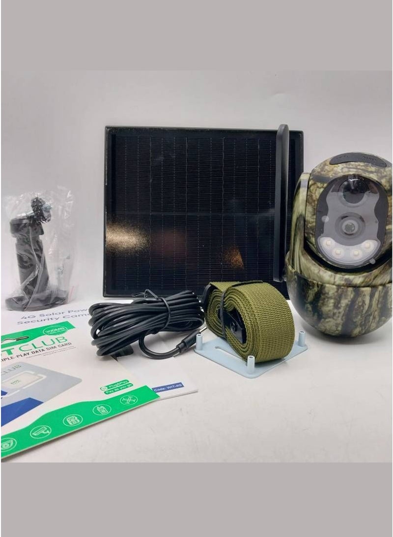 Outdoor Solar PTZ Security Camera with Full Color Night Vision and Wireless Connectivity - Image 5