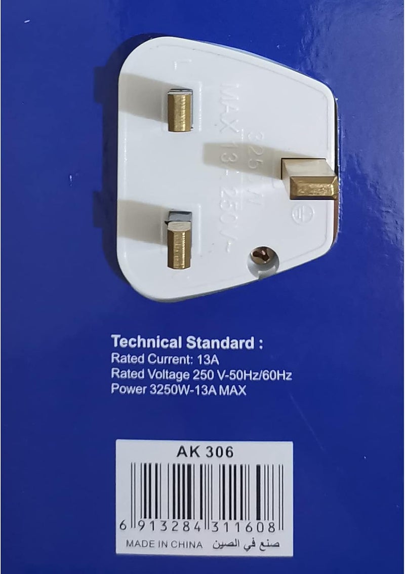Kemco ESMA Certified 6 Outlet Multi Plug Extension with Individual Switches - Image 5