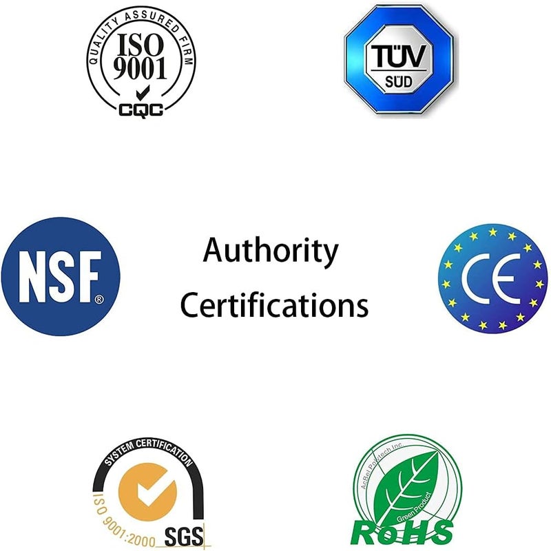 ESHIONG تركيبات توصيل بحجم 1/4 بوصة من نوع الدفع للتوصيل معتمدة من NSF لمرشح مياه التناضح العكسي (مع صمام T للإغلاق) 18 قطعة + 30 قدمًا من أنبوب الماء بحجم 1/4 بوصة. - Image 3