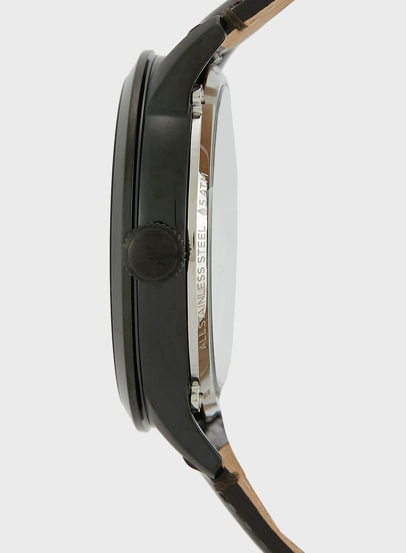 فوسيل ساعة جلد اصلي - Image 4