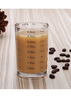 Glass Measuring Cup 4 Ounce120 ML Liquid Heavy High Espresso Glass Cup with Black Line Letters Italian Coffee Baking Measuring Cup for Kitchen,Restaurant Dishwasher Safe Clear - pzsku/Z3B10828BC53102F829F1Z/45/_/1717048611/693c27f4-6de9-400f-b682-be8f0ed58f6f