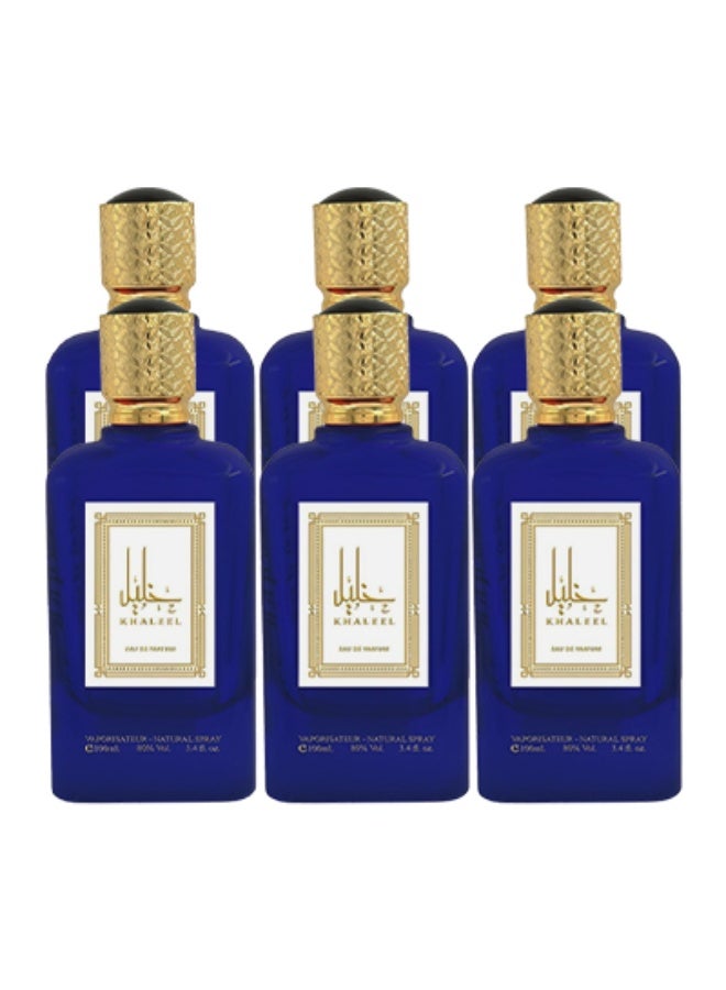 مشاعر 6 قطع عطر خليل للرجال 100 مل - Image 1