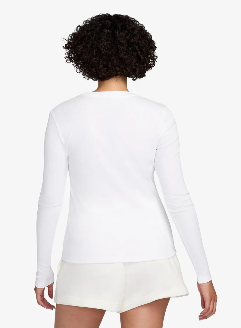 Nike Nsw Ribbed Tight Long Sleeve T-Shirt