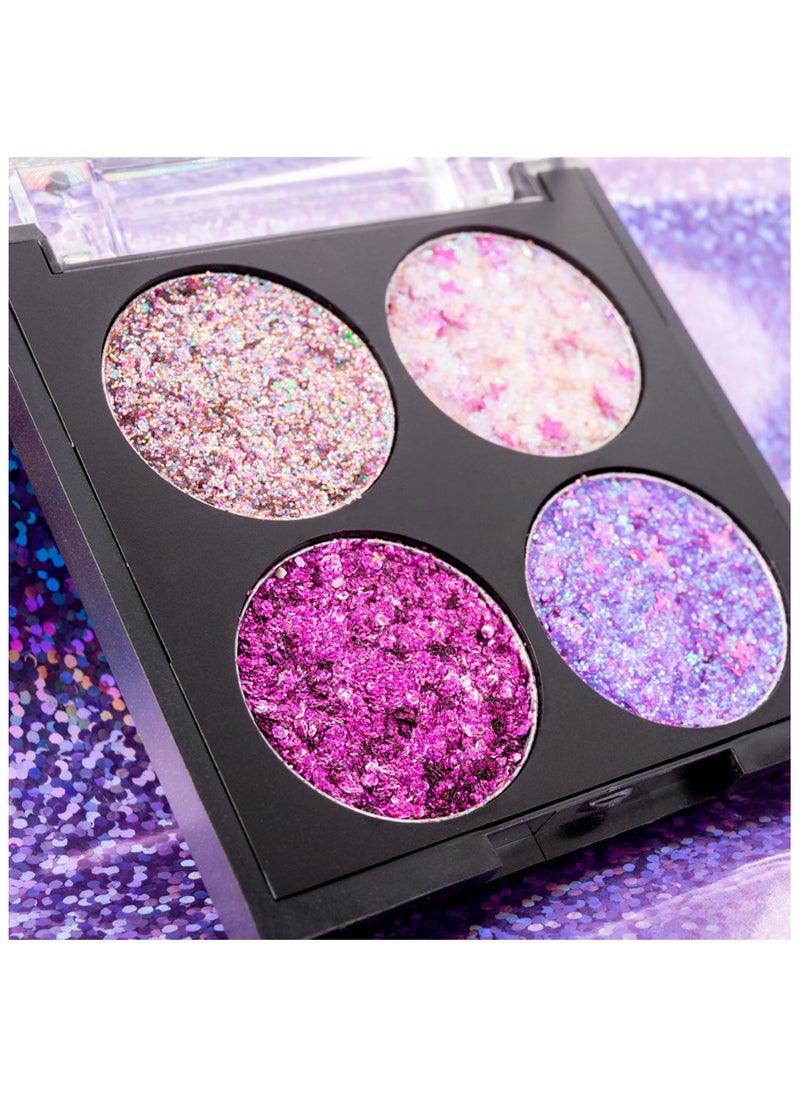 Handaiyan 4 Color Glitter Eye Shadow Palette  - Image 2